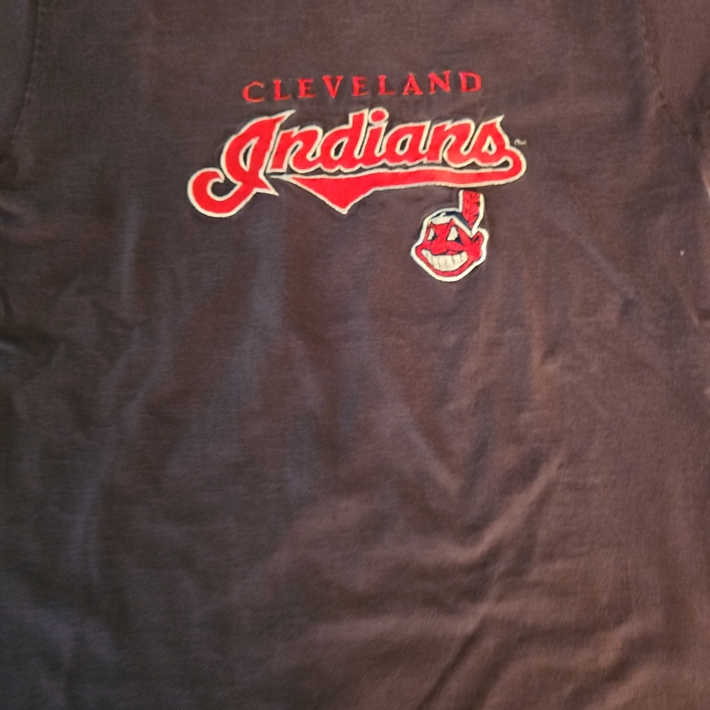 Cleveland Indians Black Short Sleeve Tee